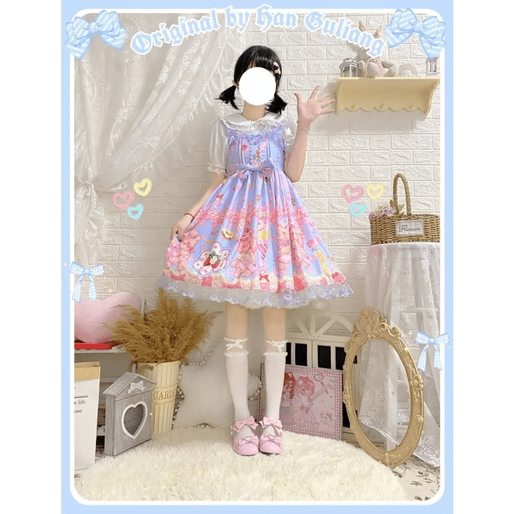 Teddy Bear Bakery Lolita Dress for Sweet Princesses - Cosparty