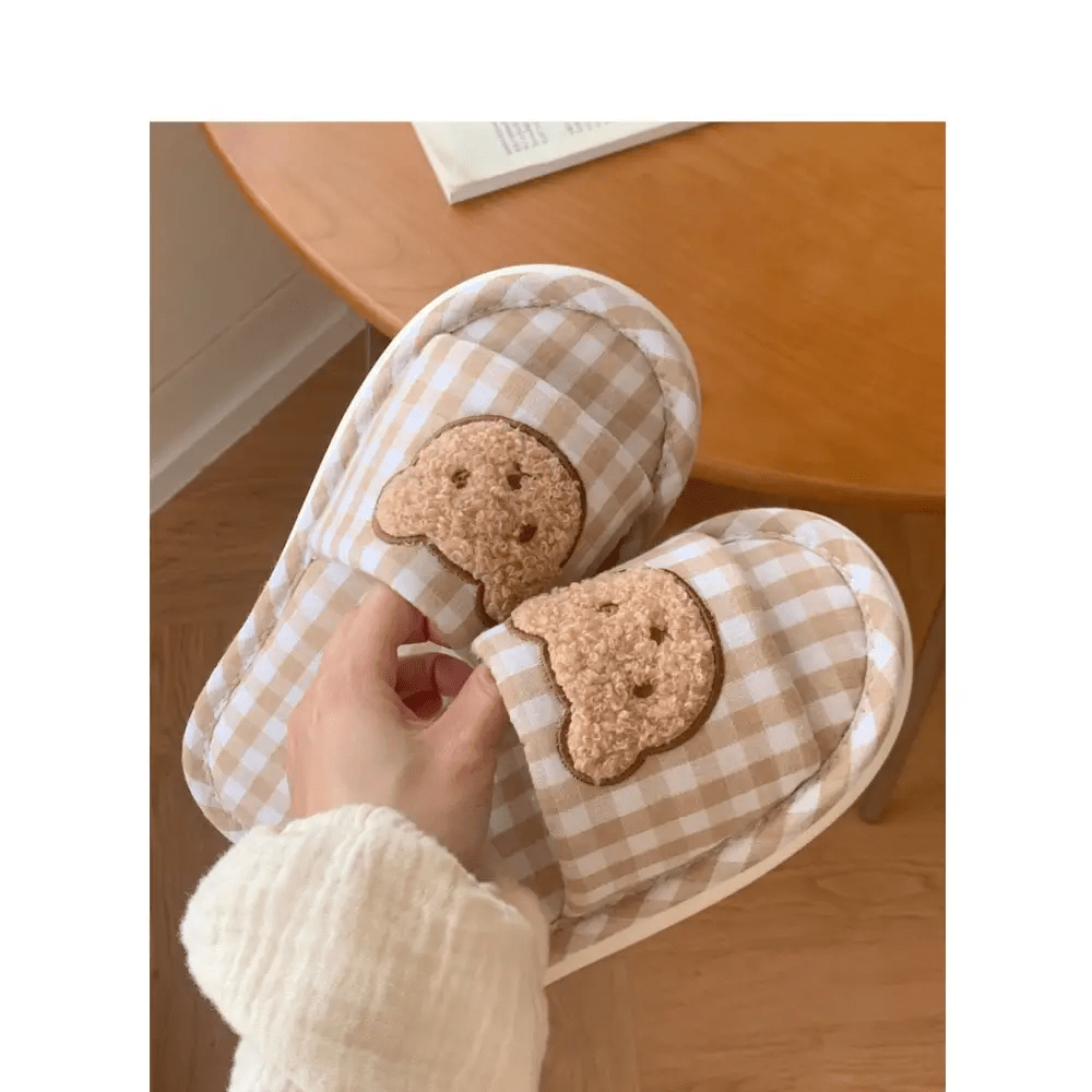 Teddy Indoor Slippers for Ultimate Comfort and Kawaii Style - Cosparty