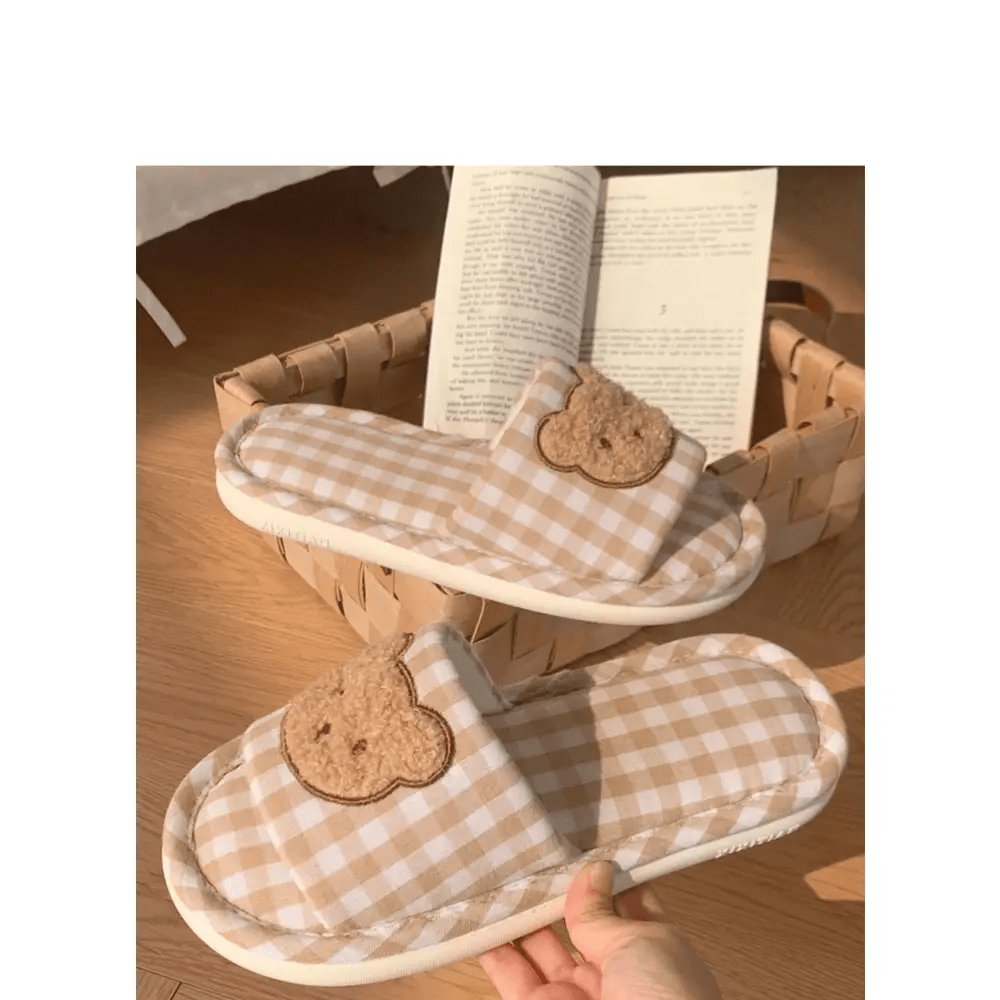 Teddy Indoor Slippers for Ultimate Comfort and Kawaii Style - Cosparty