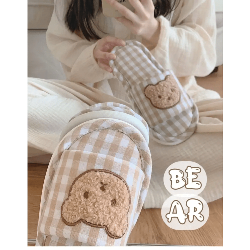 Teddy Indoor Slippers for Ultimate Comfort and Kawaii Style - Cosparty