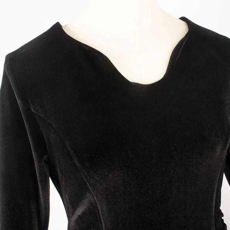 The Addams Family Wednesday Morticia Cosplay Costume - Cosparty