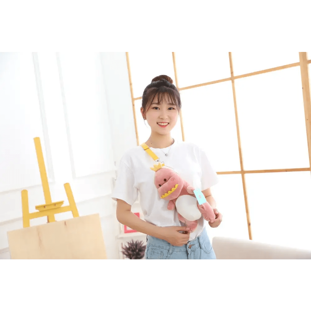Tiny T - Rex Dinosaur Plush Backpack for Kawaii Goodies - Cosparty