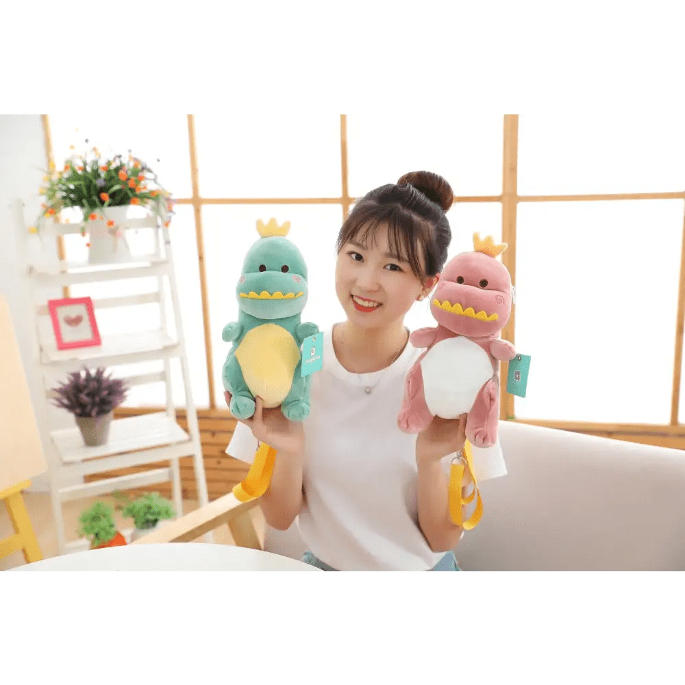 Tiny T - Rex Dinosaur Plush Backpack for Kawaii Goodies - Cosparty