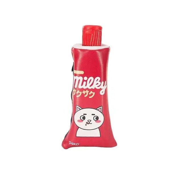 Toothpaste Shaped Storage Bag with Cute Pencil Sharpener - Cosparty