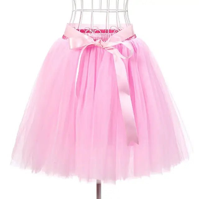 Traditional Tulle Tutu Skirts with Silk Ribbon in Various Colors - Cosparty