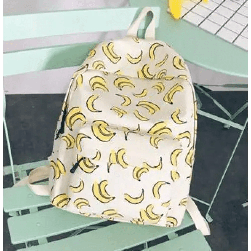 Tropical Pineapple Print Backpack for Kawaii Gear - Cosparty