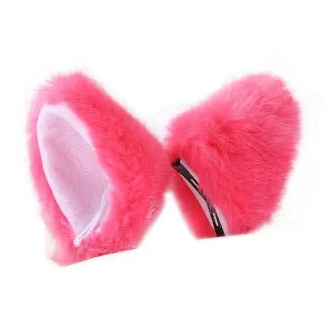 Ultra Plush Kawaii Neko or Fox Ears for Petplay Fun - Cosparty