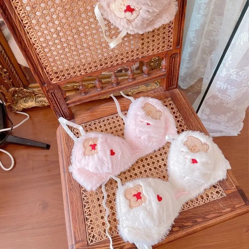Ultra Plush Teddy Bear Lingerie Set for Cuties - Cosparty