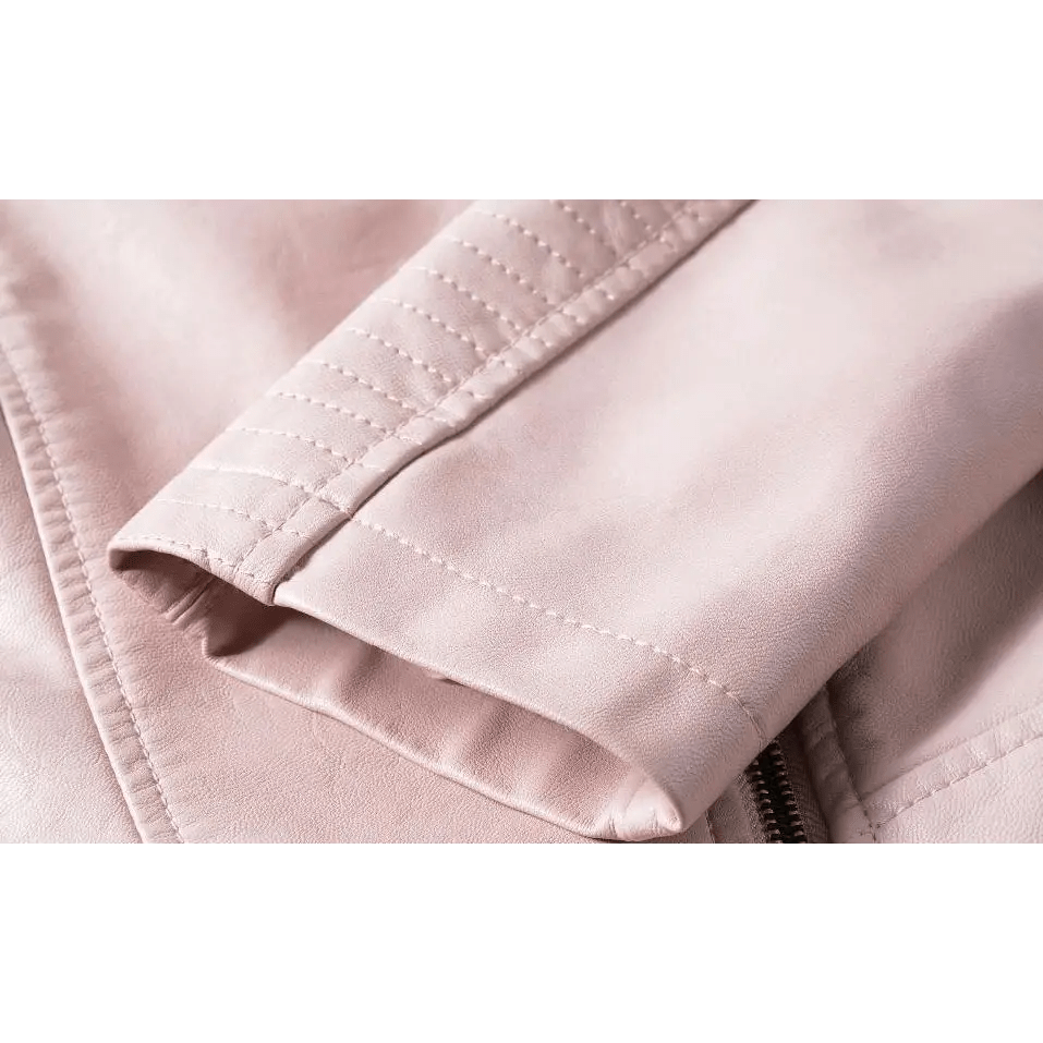 Vegan Leather Moto Jacket for Cosparty in Multiple Colors - Cosparty