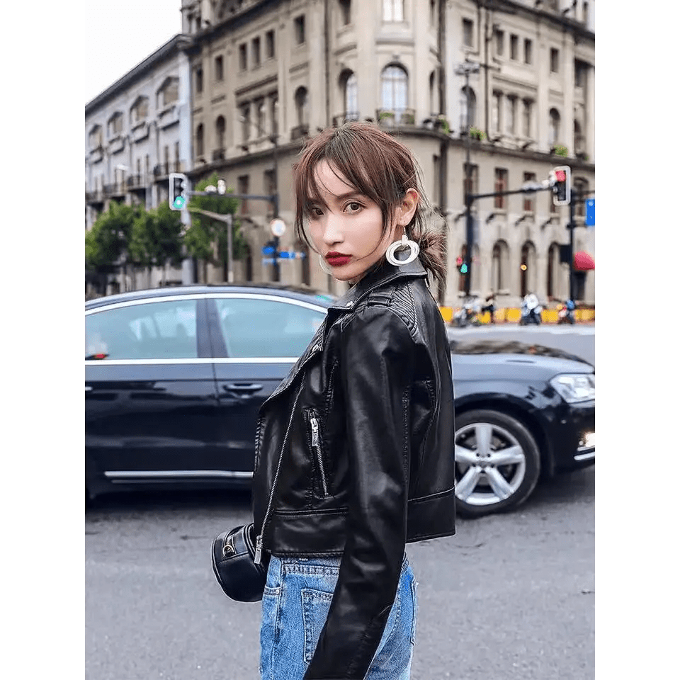 Vegan Leather Moto Jacket for Cosparty in Multiple Colors - Cosparty