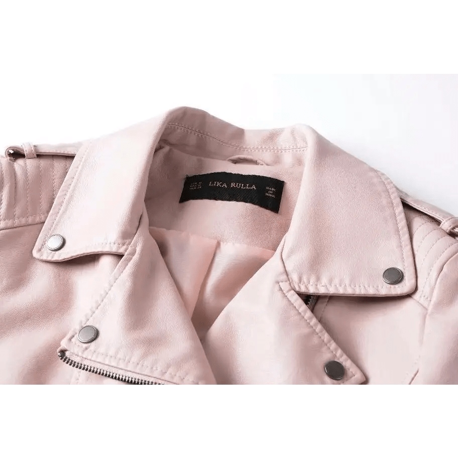 Vegan Leather Moto Jacket for Cosparty in Multiple Colors - Cosparty