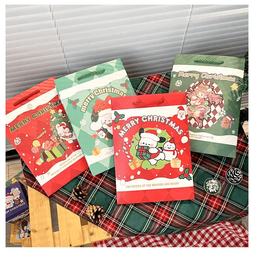 Very Kawaii Holiday Gift Bags for Whimsical Seasonal Gifting - Cosparty