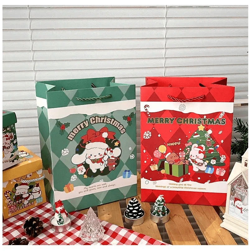 Very Kawaii Holiday Gift Bags for Whimsical Seasonal Gifting - Cosparty