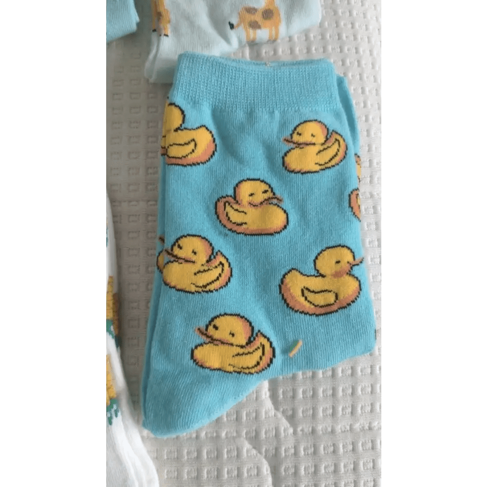 Vibrant Baby Blue Socks for Adventure - Seekers - Cosparty