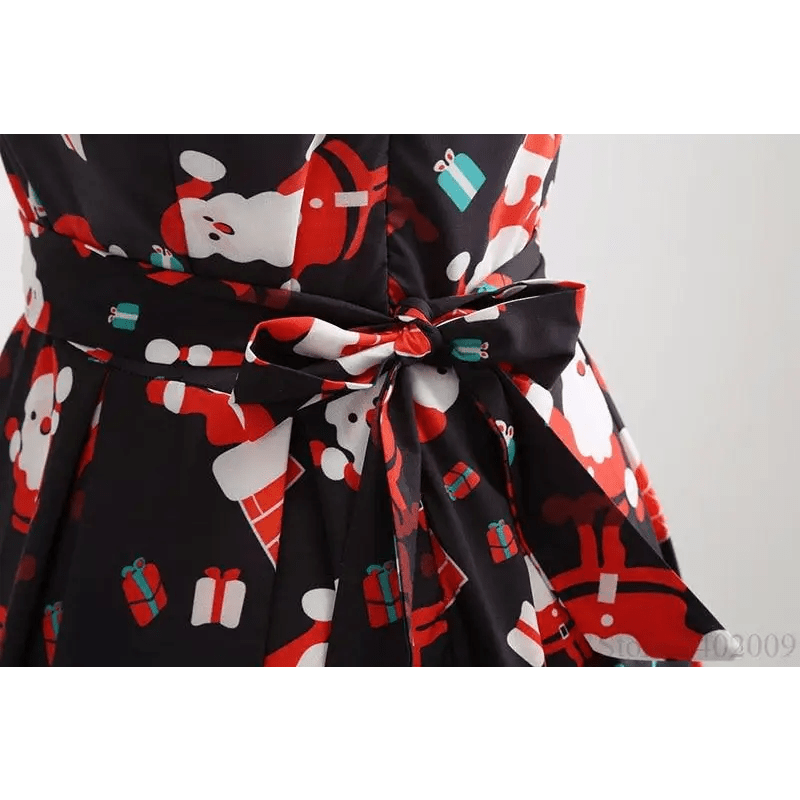 Vibrant Christmas Themed Dress for a Chic Holiday Look - Cosparty