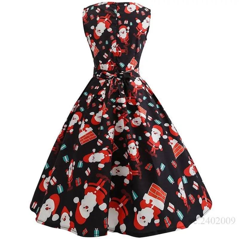 Vibrant Christmas Themed Dress for a Chic Holiday Look - Cosparty