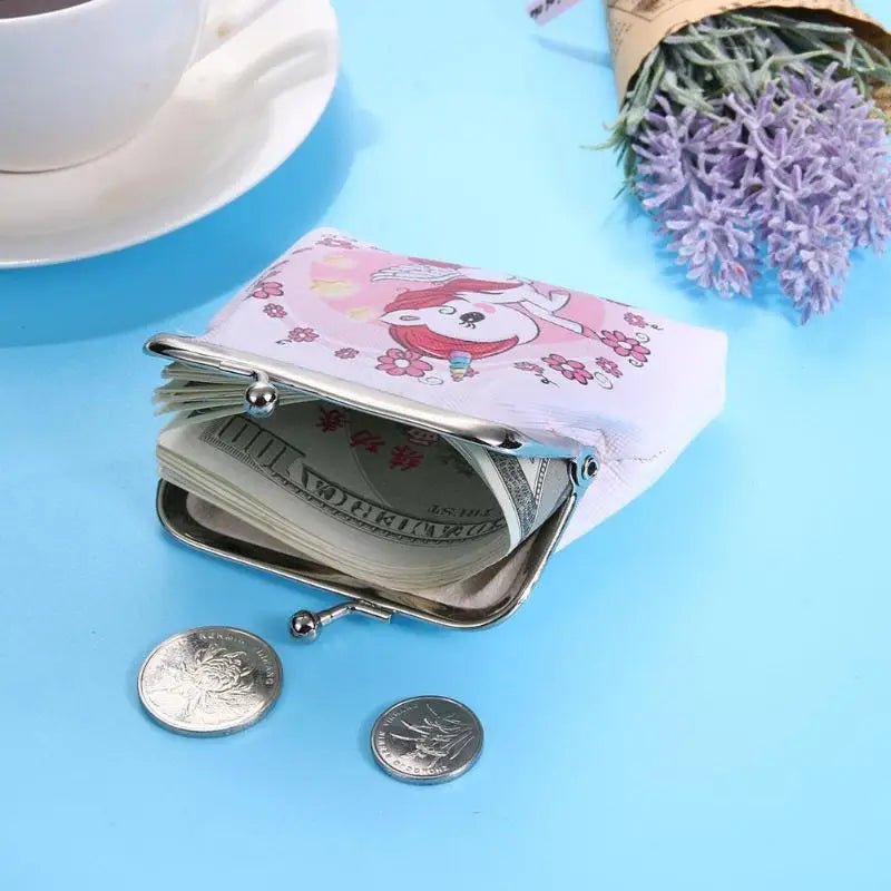 Vibrant Unicorn Coin Bag in Pastel Kawaii Styles - Cosparty