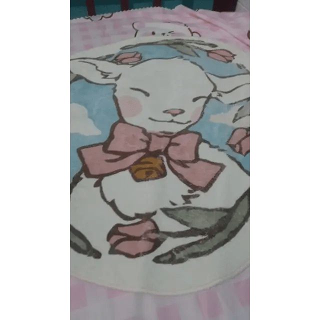 Vintage Lamb Floor Mat for Kawaii Bedrooms and Aesthetic Spaces - Cosparty