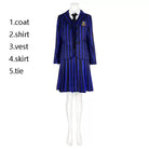 Wednesday Season 1 Enid Sinclair Cosplay Costume and Wig - Cosparty