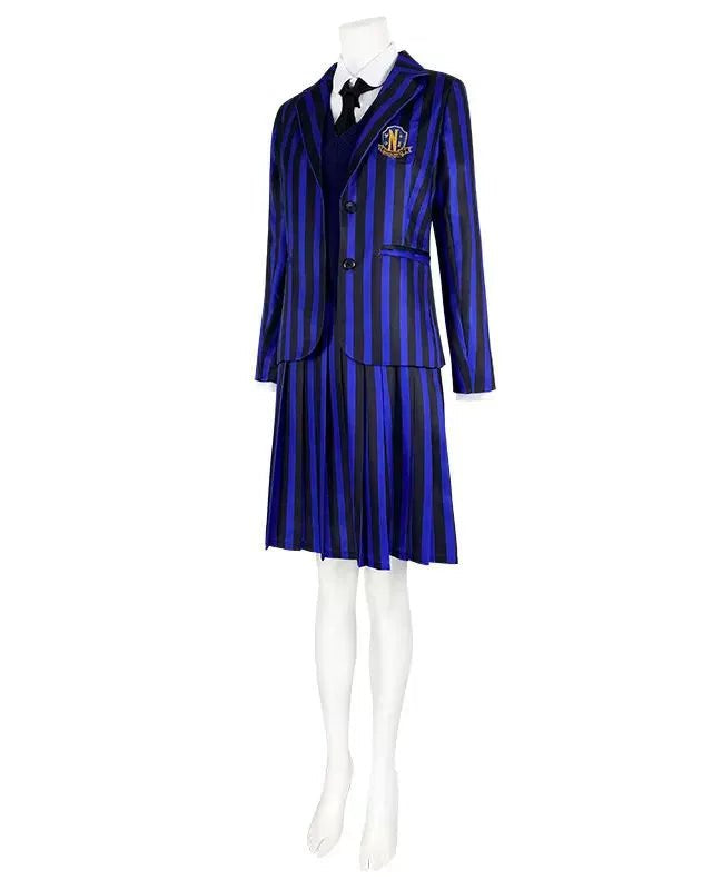 Wednesday Season 1 Enid Sinclair Cosplay Costume and Wig - Cosparty