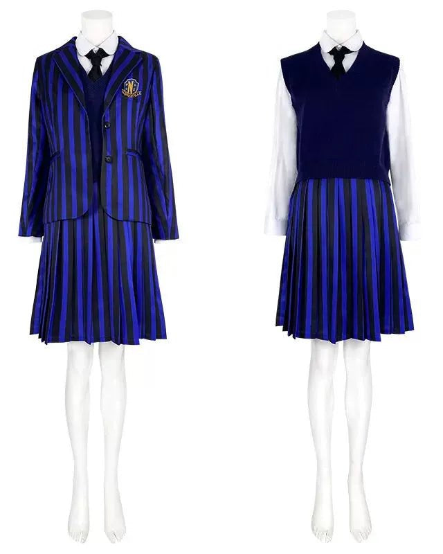 Wednesday Season 1 Enid Sinclair Cosplay Costume and Wig - Cosparty