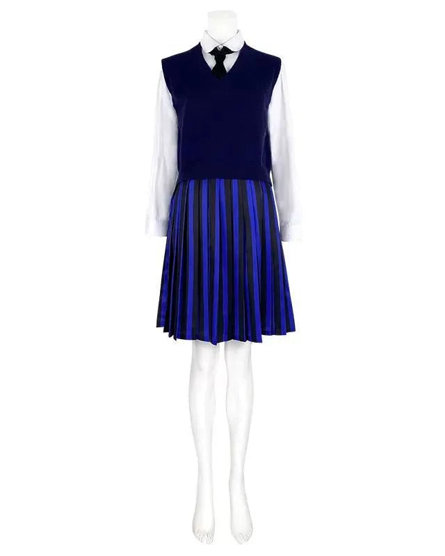 Wednesday Season 1 Enid Sinclair Cosplay Costume and Wig - Cosparty