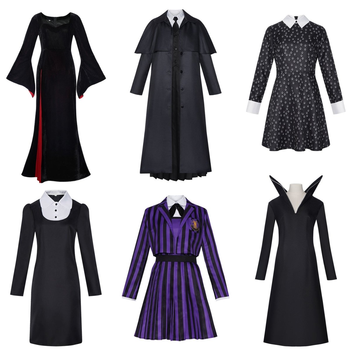 Wednesday Season 2 Cosplay The Addams Family Wednesday School Costume Cosplay Halloween Costume - Cosparty