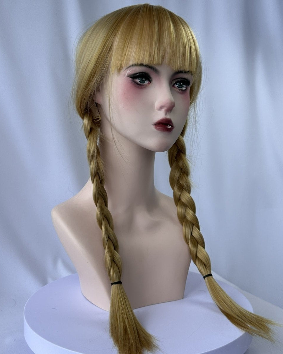 Wednesday The Addams Family braided Cosplay Wig - Cosparty