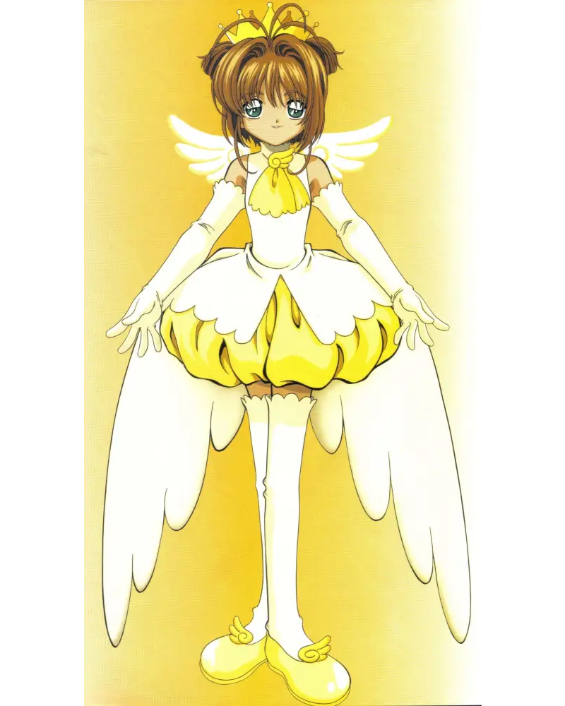 Yellow Card Captor Sakura Cosplay Costume in Premium Quality Materials - costume