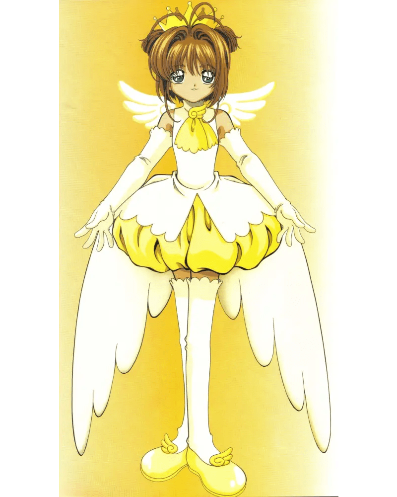 Yellow Card Captor Sakura Cosplay Costume in Premium Quality Materials - Cosparty