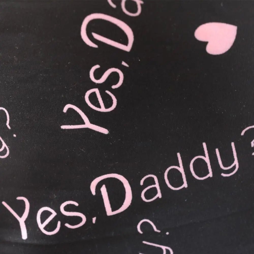 Yes Daddy Tank Top Bum - Flap Romper in Black or White - Cosparty