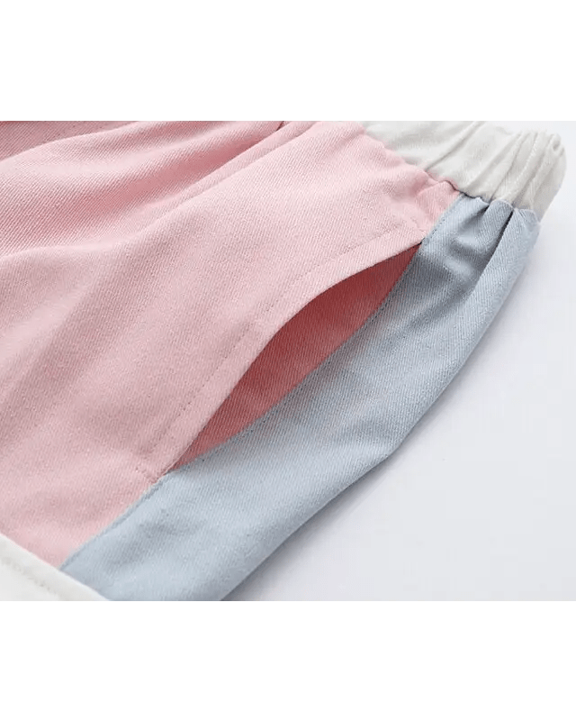 Yummy Bunny Cargo Joggers in Playful Pastel Colors - Cosparty
