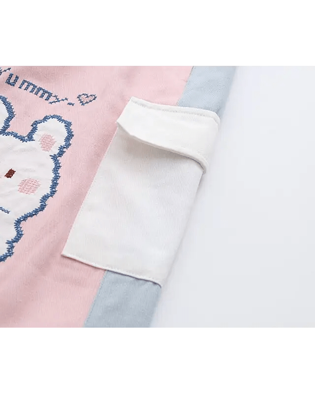 Yummy Bunny Cargo Joggers in Playful Pastel Colors - Cosparty