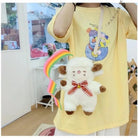 3D Kawaii Ram Sheep Crossbody Handbag for Cosparty - Cosparty