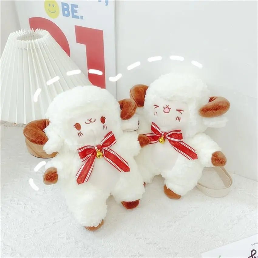 3D Kawaii Ram Sheep Crossbody Handbag for Cosparty - Cosparty