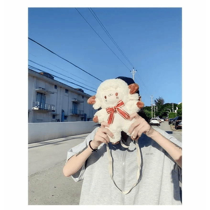 3D Kawaii Ram Sheep Crossbody Handbag for Cosparty - Cosparty