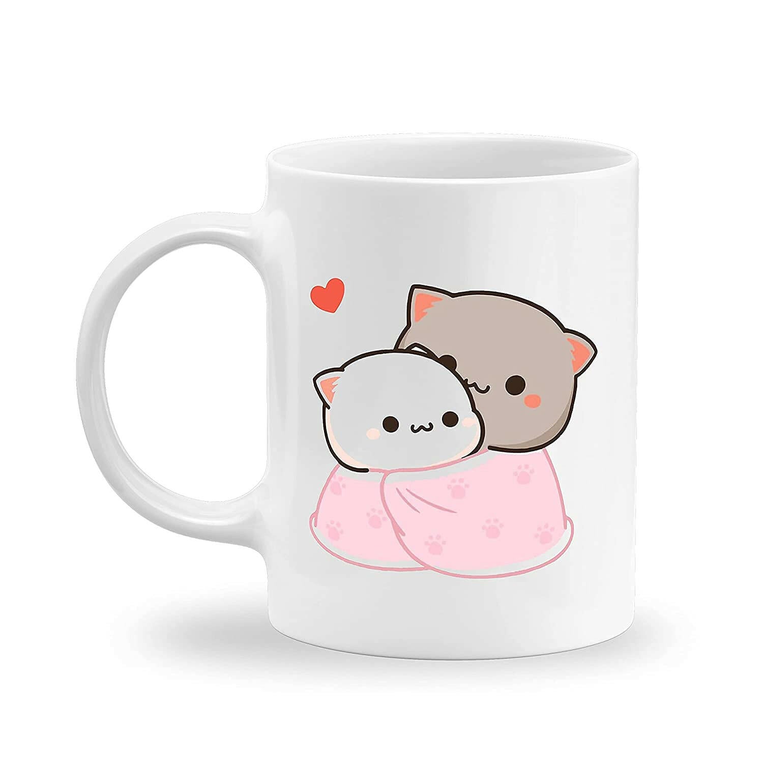 Peach and Goma mug.