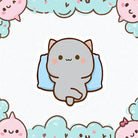 60PC Peach & Goma Sticker Set for Creative Decoration - Cosparty