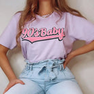 90s Baby Oversized Tee - Lavender / XXXL - 00s, 90s, baby, girl, kid