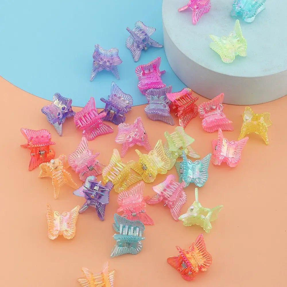 90s Princess Butterfly Clips in Vibrant Colors for Fun Hair Styles - Cosparty