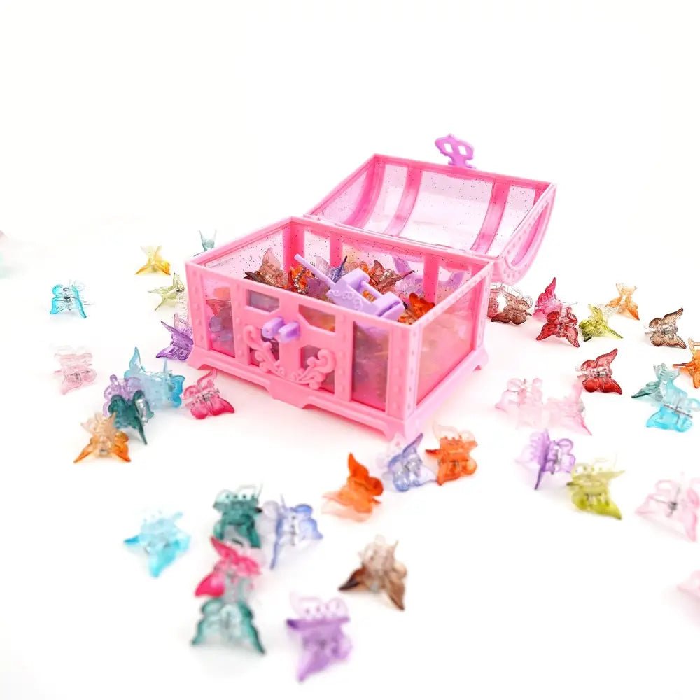 90s Princess Butterfly Clips in Vibrant Colors for Fun Hair Styles - Cosparty