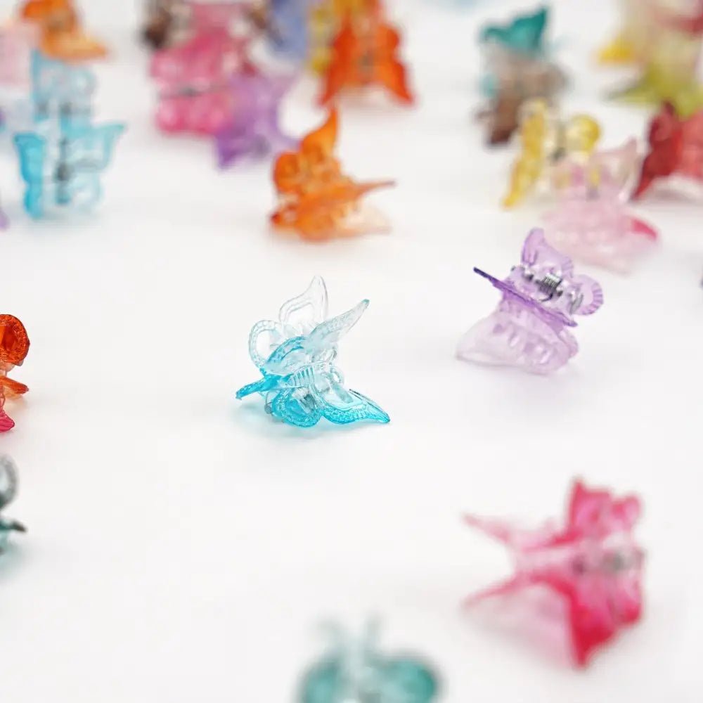 90s Princess Butterfly Clips in Vibrant Colors for Fun Hair Styles - Cosparty