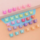 90s Princess Butterfly Clips in Vibrant Colors for Fun Hair Styles - hair accessory