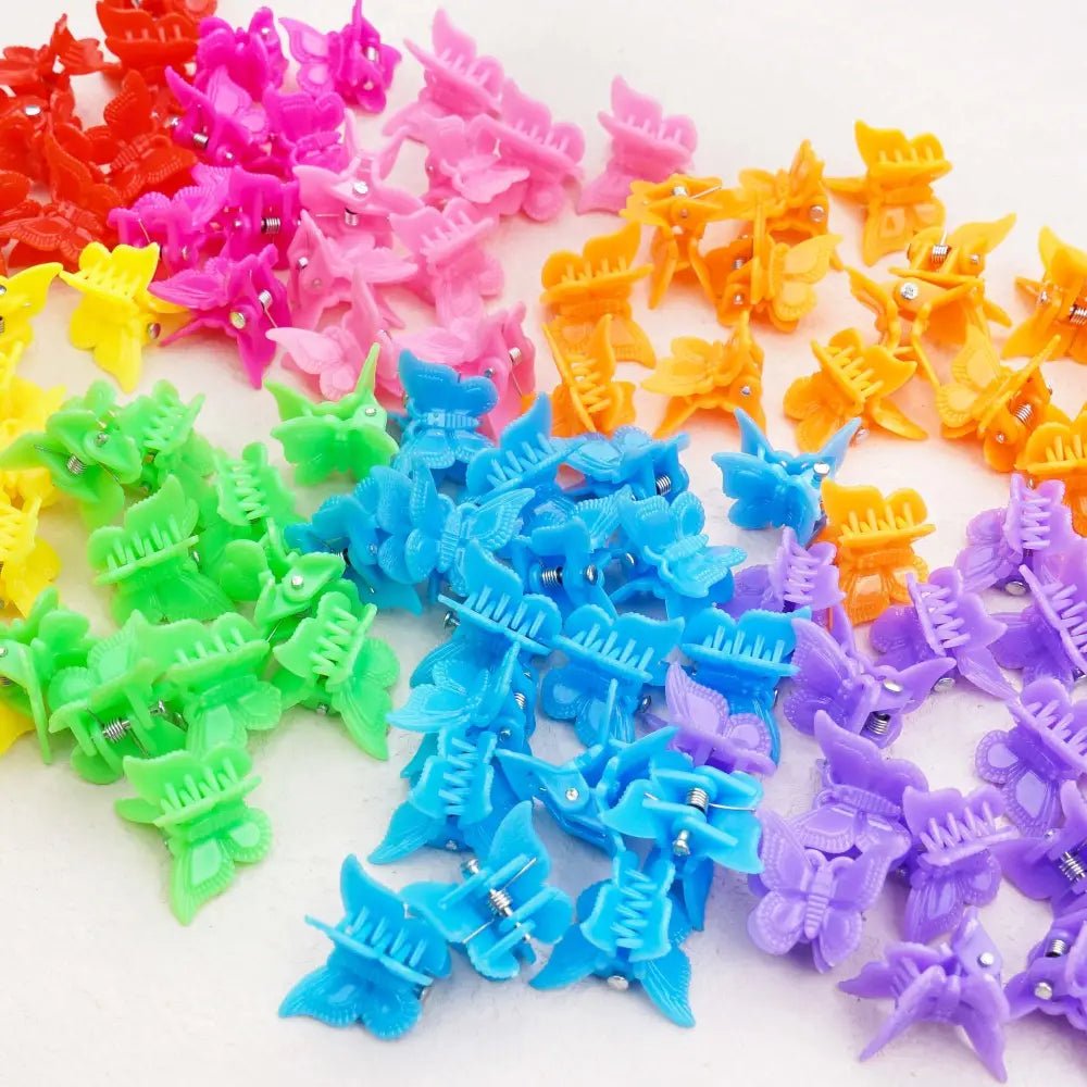 90s Princess Butterfly Clips in Vibrant Colors for Fun Hair Styles - Cosparty