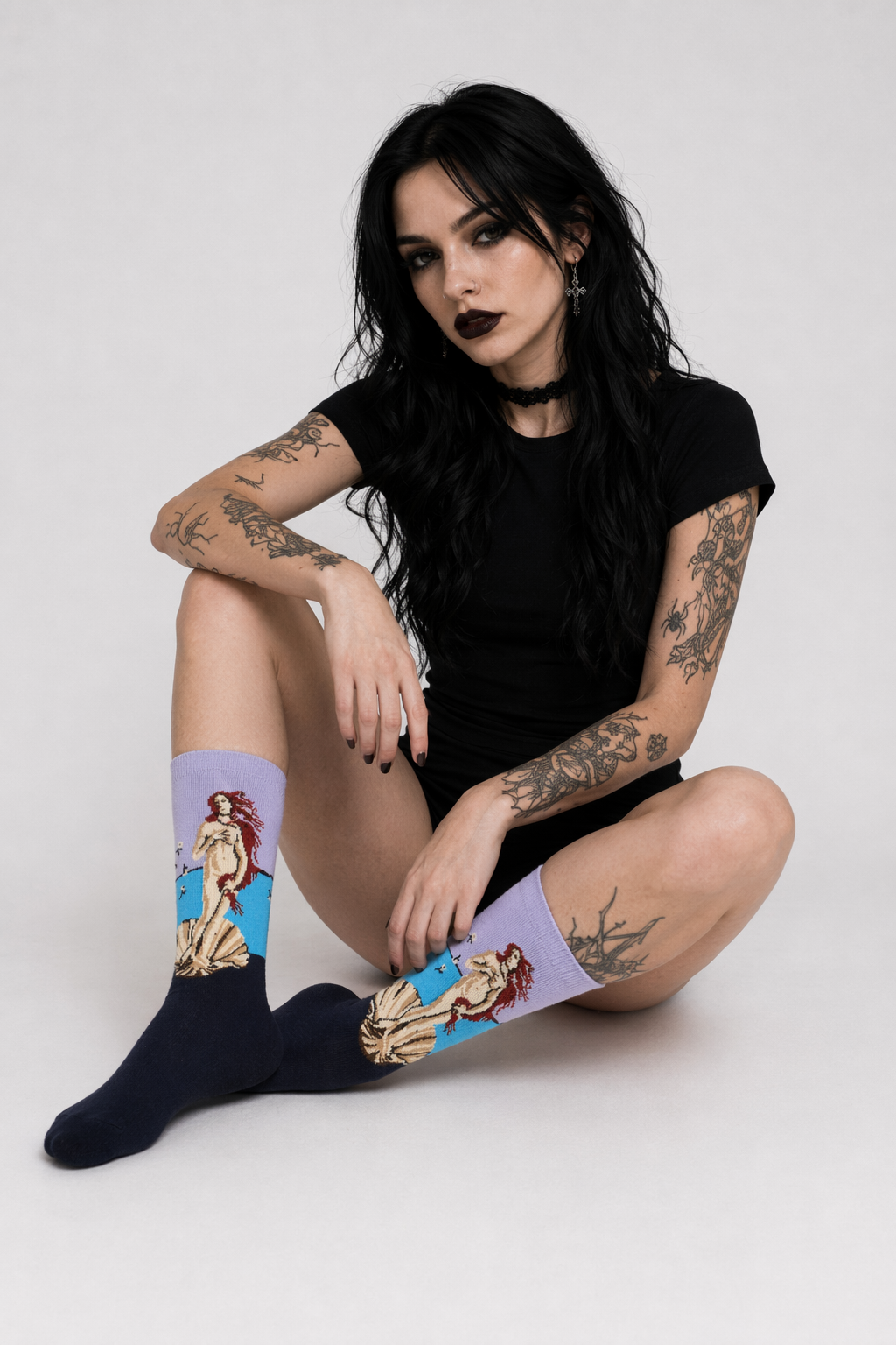 Cozy Knit Socks Featuring Vintage Artwork by Famous Artists 10