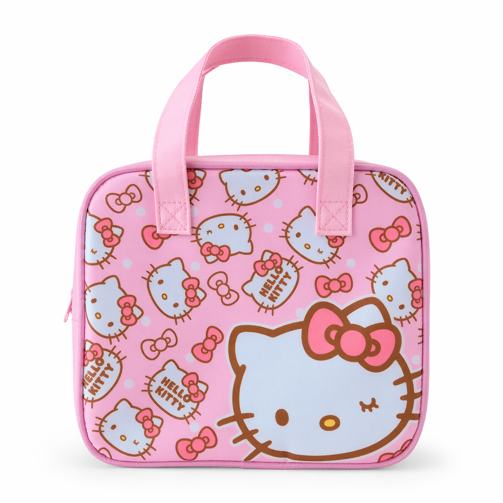 Adorable Sanrio Square Lunch Bags in Pastel Colors Kitty