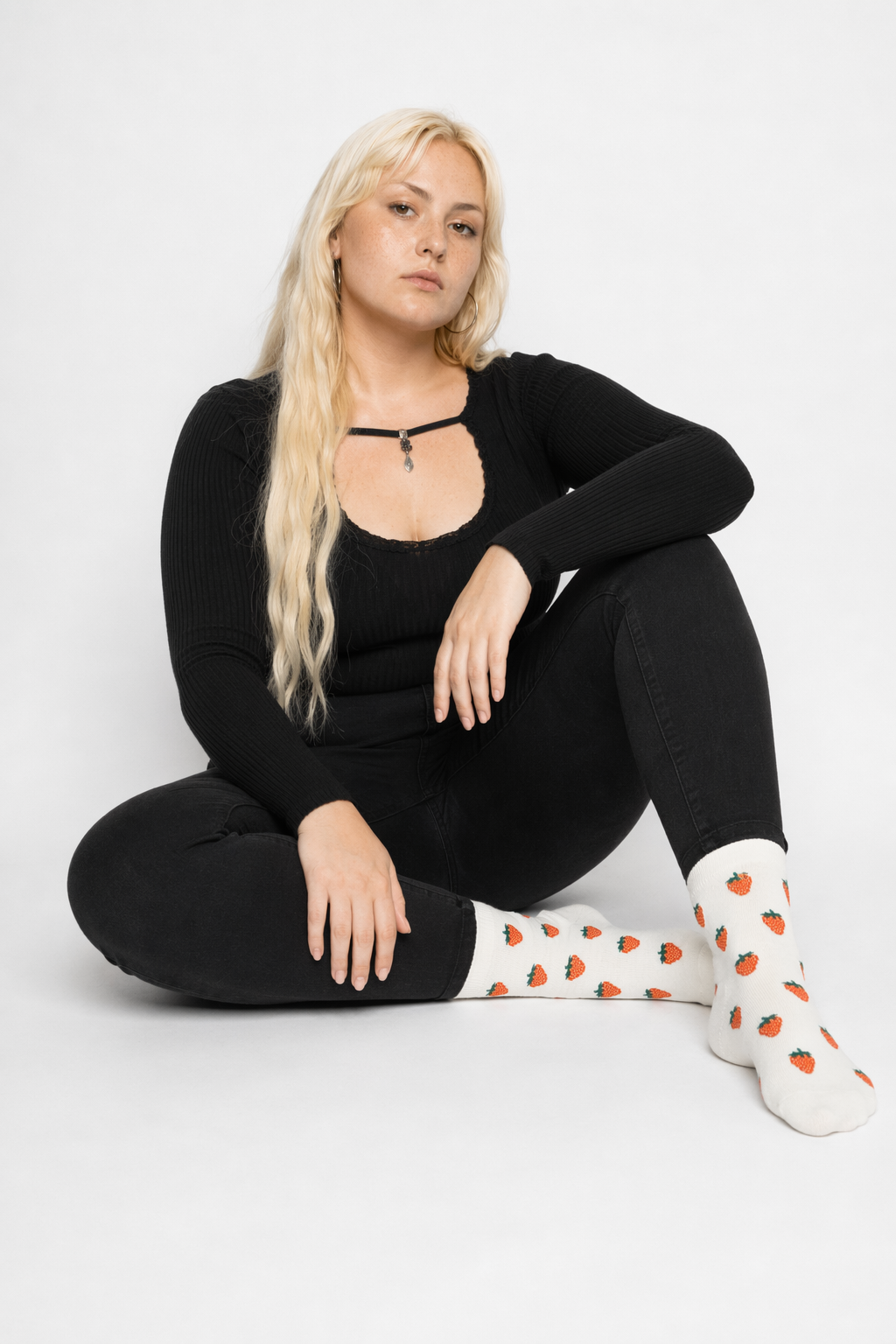 Kawaii Fruit Socks for a Sweet and Cozy Look Strawberries