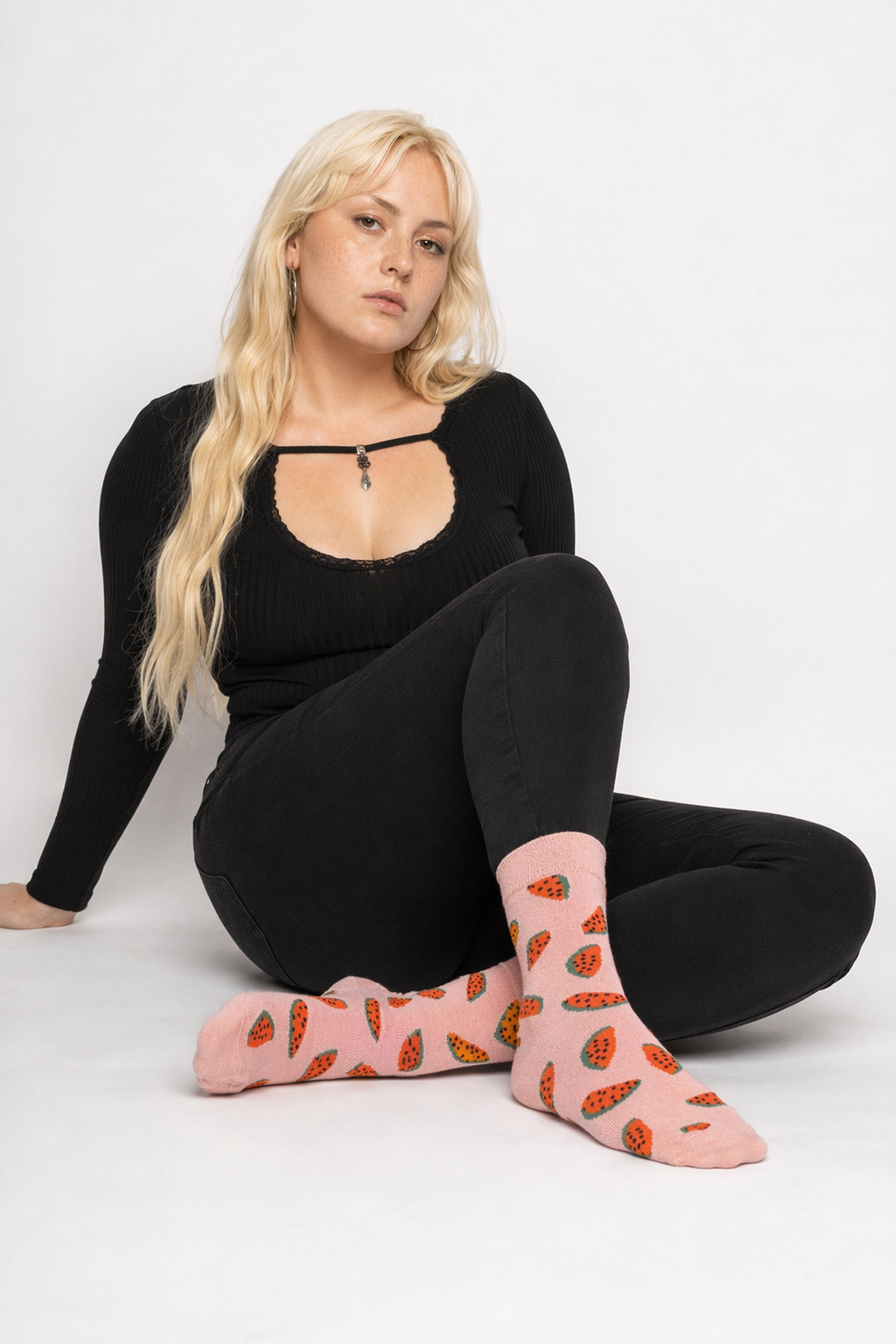 Kawaii Fruit Socks for a Sweet and Cozy Look Watermelon
