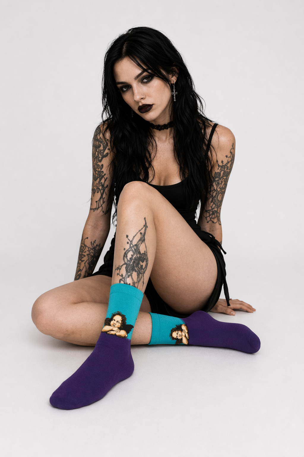 Cozy Knit Socks Featuring Vintage Artwork by Famous Artists 11