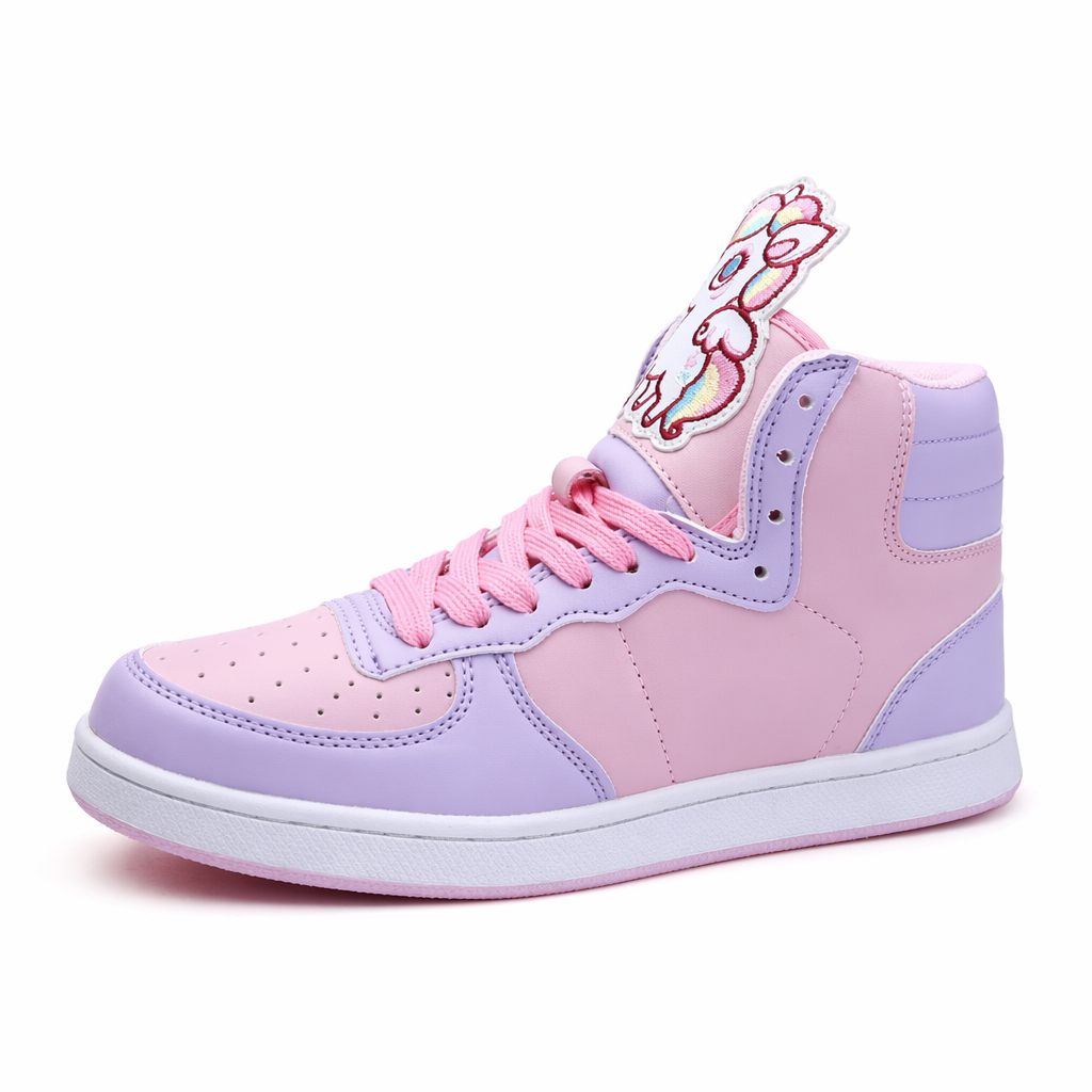 Fairy Kei Rainbow Unicorn Hi Tops for Comfort and Kawaii Style 7